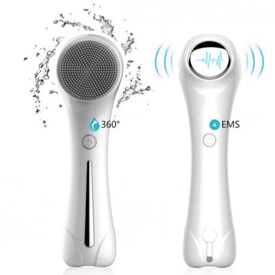 Electric facial cleansing brush